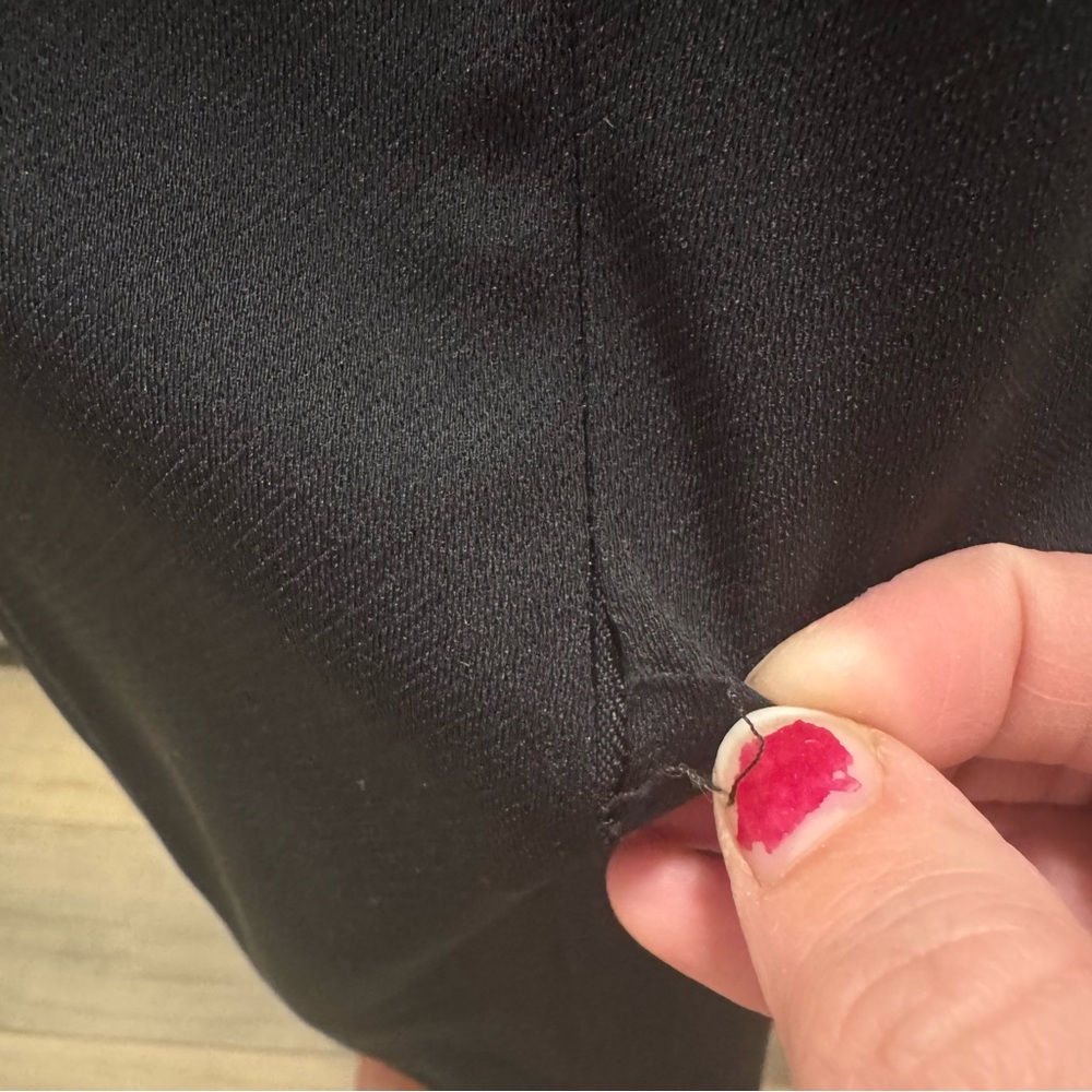 Vintage Georgiou Studio Black Rhinestone Strap Cocktail Dress – Size 10 - Picture 7 of 12